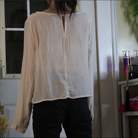 Sheer Lace-Front Top - Picture 4 of 4